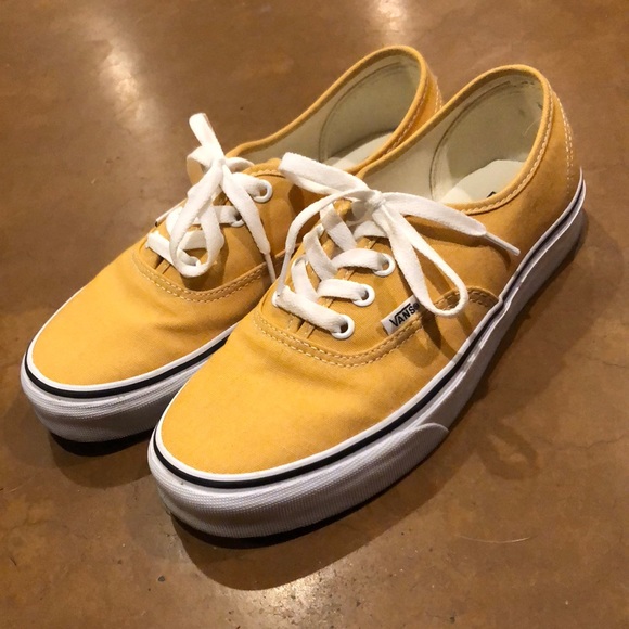 mustard vans womens